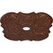 Ekena Millwork Flower Ceiling Medallion (Fits Canopies up to 6 1/4"), 29"OD x 3 5/8"ID x 1 3/8"P, Copper Penny CM29FWCPS - alternate 3